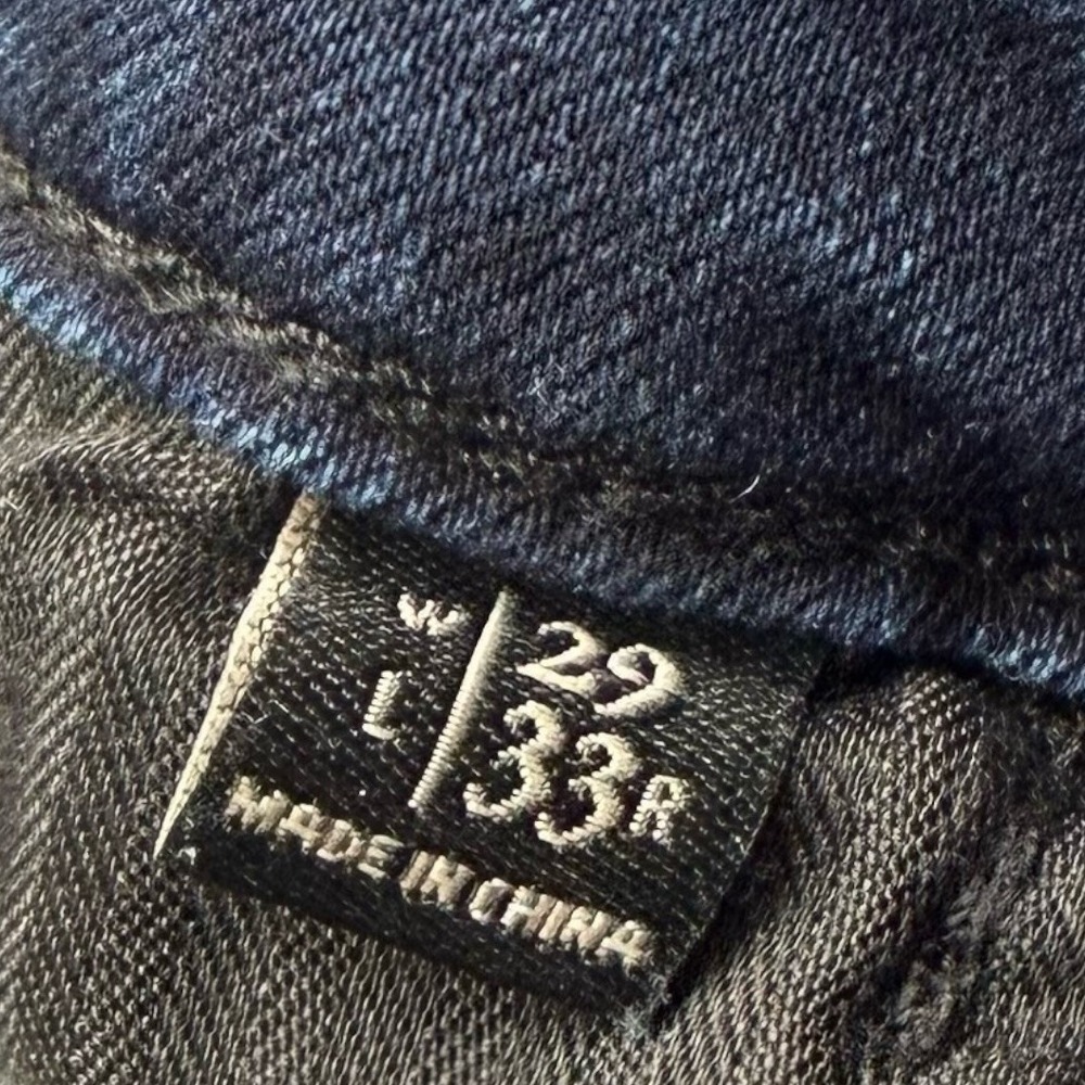 Abercrombie & Fitch High Rise Wide Leg Flare Wash Flare Jeans Size 29/33R - Picture 6 of 9